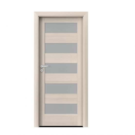 PORTA – drzwi wewnętrzne ramiakowe- KOLEKCJA VERTE HOME C -ORZECH BIELONY – C5
