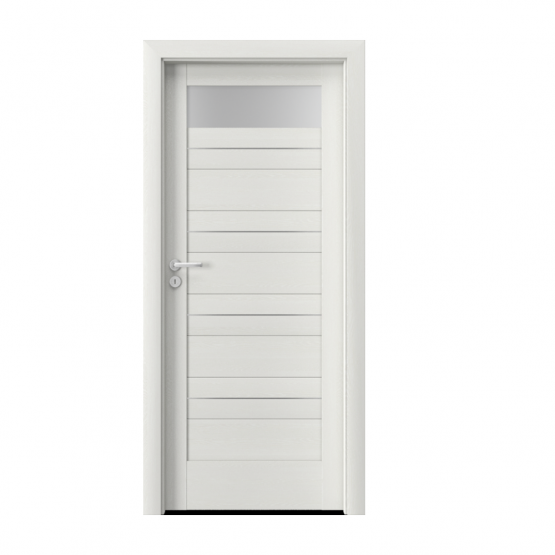 PORTA – drzwi wewnętrzne ramiakowe- KOLEKCJA VERTE HOME C – WENGE WHITE – INTARSJE- C1
