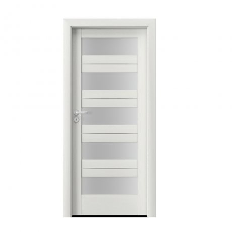 PORTA – drzwi wewnętrzne ramiakowe- KOLEKCJA VERTE HOME C – WENGE WHITE – INTARSJE- C5