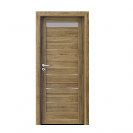 PORTA – drzwi wewnętrzne ramiakowe- KOLEKCJA VERTE HOME D – AKACJA MIODOWA – INTARSJE – D1