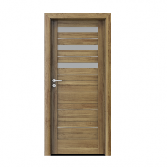 PORTA – drzwi wewnętrzne ramiakowe- KOLEKCJA VERTE HOME D – AKACJA MIODOWA – INTARSJE – D3