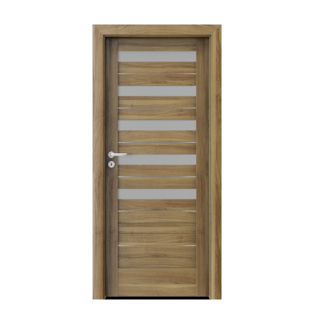 PORTA – drzwi wewnętrzne ramiakowe- KOLEKCJA VERTE HOME D – AKACJA MIODOWA – INTARSJE – D5