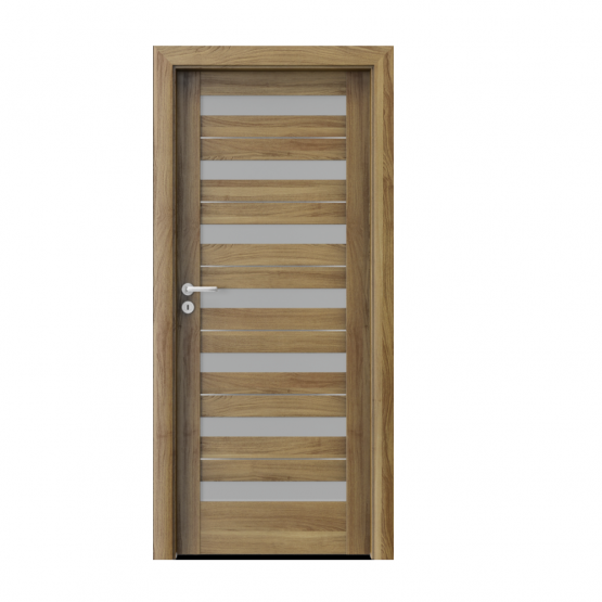 PORTA – drzwi wewnętrzne ramiakowe- KOLEKCJA VERTE HOME D – AKACJA MIODOWA – INTARSJE – D7