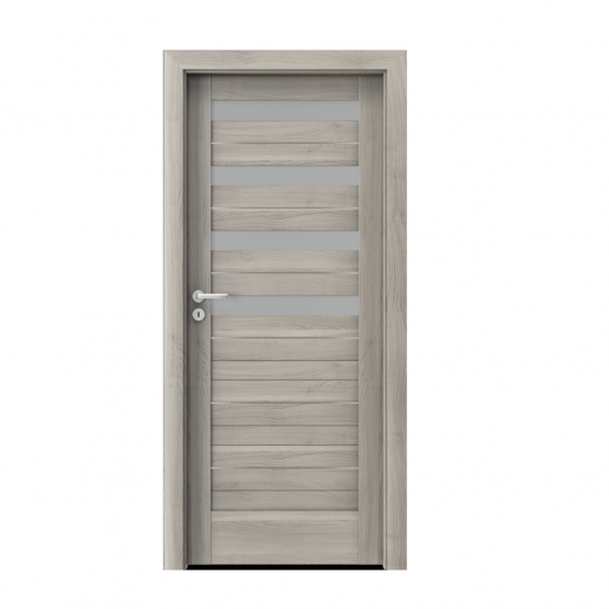 PORTA – drzwi wewnętrzne ramiakowe- KOLEKCJA VERTE HOME D – AKACJA SREBRNA – INTARSJE – D4