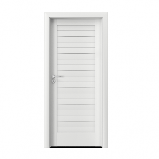 PORTA – drzwi wewnętrzne ramiakowe- KOLEKCJA VERTE HOME D – BIAŁY – INTARSJE -D0