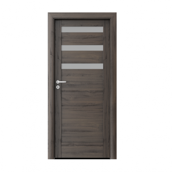 PORTA – drzwi wewnętrzne ramiakowe- KOLEKCJA VERTE HOME D – DĄB CIEMNY – D3