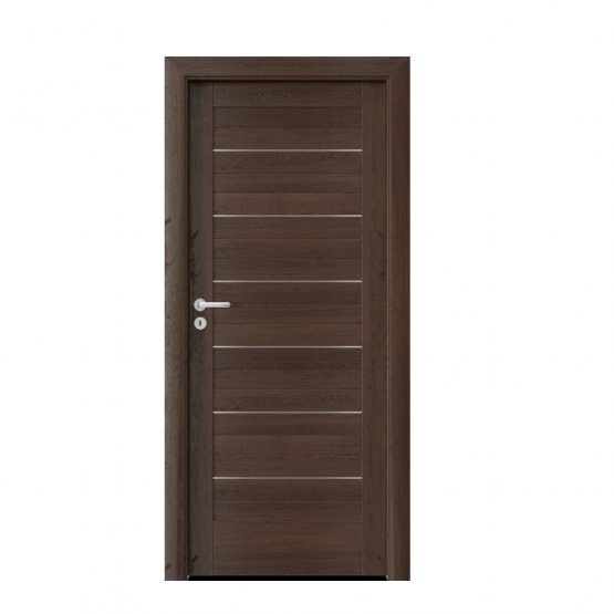 PORTA – drzwi wewnętrzne ramiakowe- KOLEKCJA VERTE HOME D – DĄB HAWANA – INTARSJE – D0