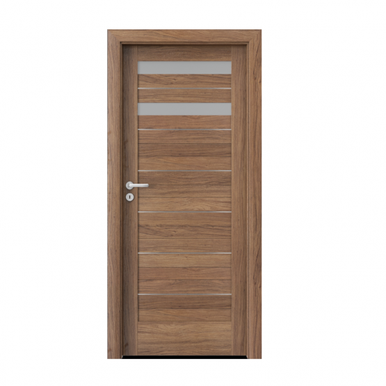 PORTA – drzwi wewnętrzne ramiakowe- KOLEKCJA VERTE HOME D – DĄB KALIFORNIA – INTARSJE – D2