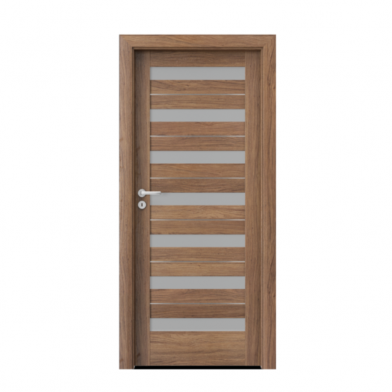 PORTA – drzwi wewnętrzne ramiakowe- KOLEKCJA VERTE HOME D – DĄB KALIFORNIA – INTARSJE – D7