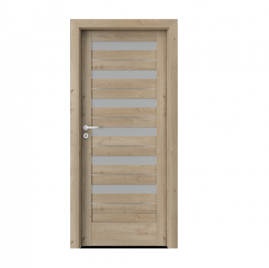 PORTA – drzwi wewnętrzne ramiakowe- KOLEKCJA VERTE HOME D – DĄB KLASYCZNY – INTARSJE – D6