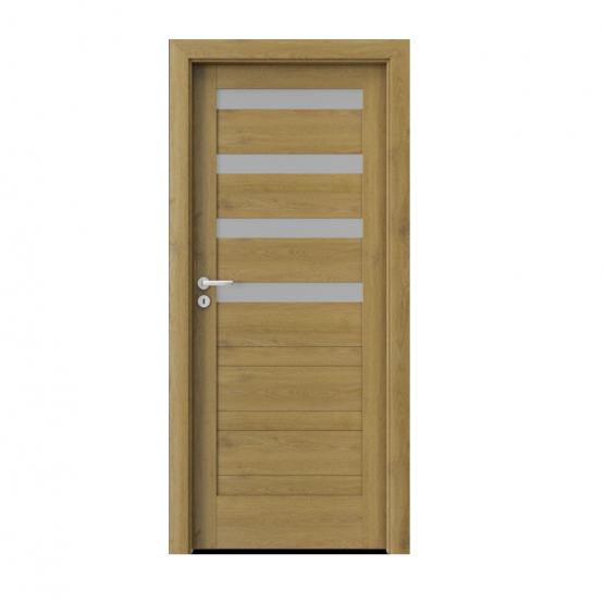 PORTA – drzwi wewnętrzne ramiakowe- KOLEKCJA VERTE HOME D – DĄB NATURALNY – D4