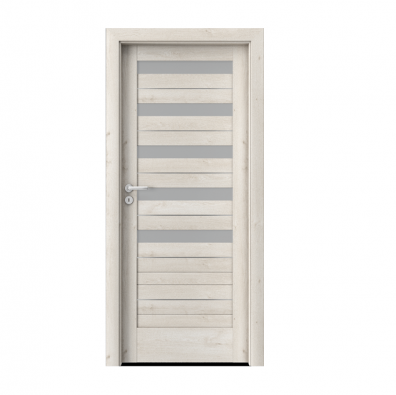 PORTA – drzwi wewnętrzne ramiakowe- KOLEKCJA VERTE HOME D – DĄB SKANDYNAWSKI – INTARSJE – D5