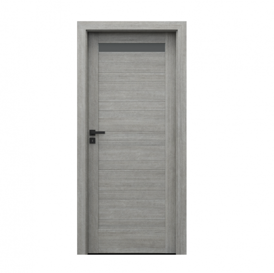 PORTA – drzwi wewnętrzne ramiakowe- KOLEKCJA VERTE HOME D – DĄB SREBRZYSTY – D1