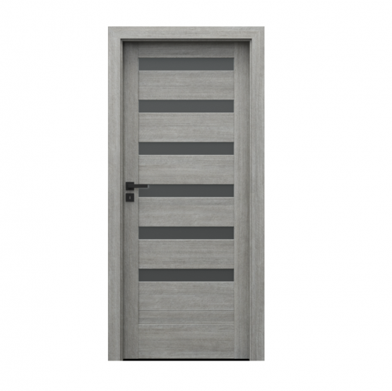 PORTA – drzwi wewnętrzne ramiakowe- KOLEKCJA VERTE HOME D – DĄB SREBRZYSTY – D6