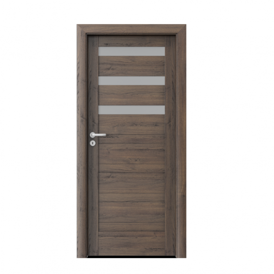 PORTA – drzwi wewnętrzne ramiakowe- KOLEKCJA VERTE HOME D – DĄB SZKARŁATNY – D3