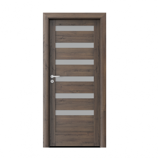 PORTA – drzwi wewnętrzne ramiakowe- KOLEKCJA VERTE HOME D – DĄB SZKARŁATNY – D6