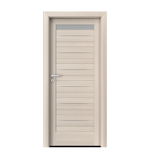 PORTA – drzwi wewnętrzne ramiakowe- KOLEKCJA VERTE HOME D – ORZECH BIELONY – INTARSJE – D1