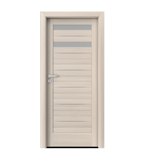 PORTA – drzwi wewnętrzne ramiakowe- KOLEKCJA VERTE HOME D – ORZECH BIELONY – INTARSJE – D2