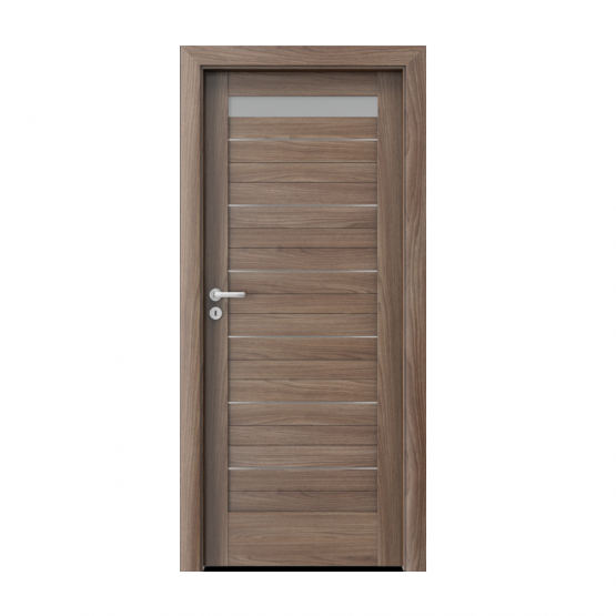 PORTA – drzwi wewnętrzne ramiakowe- KOLEKCJA VERTE HOME D – ORZECH VERONA 2 – INTARSJE-D1