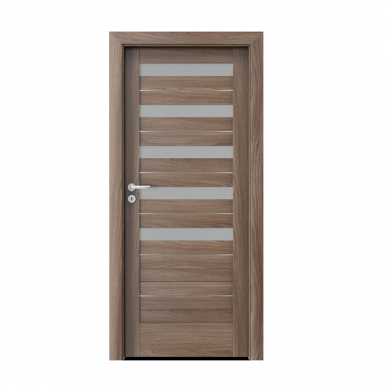 PORTA – drzwi wewnętrzne ramiakowe- KOLEKCJA VERTE HOME D – ORZECH VERONA 2 – INTARSJE-D5