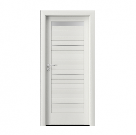 PORTA – drzwi wewnętrzne ramiakowe- KOLEKCJA VERTE HOME D – WENGE WHITE – INTARSJE – D1