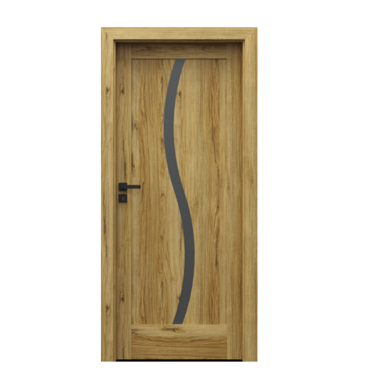 PORTA – drzwi wewnętrzne ramiakowe- KOLEKCJA VERTE HOME E- DĄB CATANIA – E1