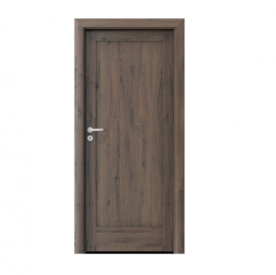 PORTA – drzwi wewnętrzne ramiakowe- KOLEKCJA VERTE HOME E- DĄB SZKARŁATNY – E0