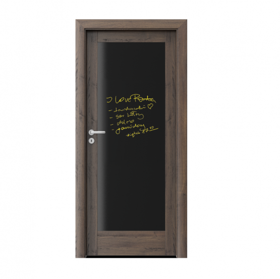 PORTA – drzwi wewnętrzne ramiakowe- KOLEKCJA VERTE HOME E – DĄB SZKARŁATNY – TABLICA – E0