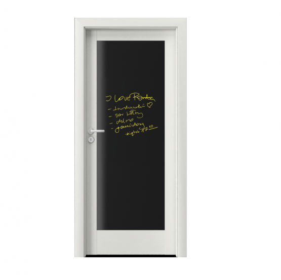 PORTA – drzwi wewnętrzne ramiakowe- KOLEKCJA VERTE HOME E- WENGE WHITE -TABLICA -E0