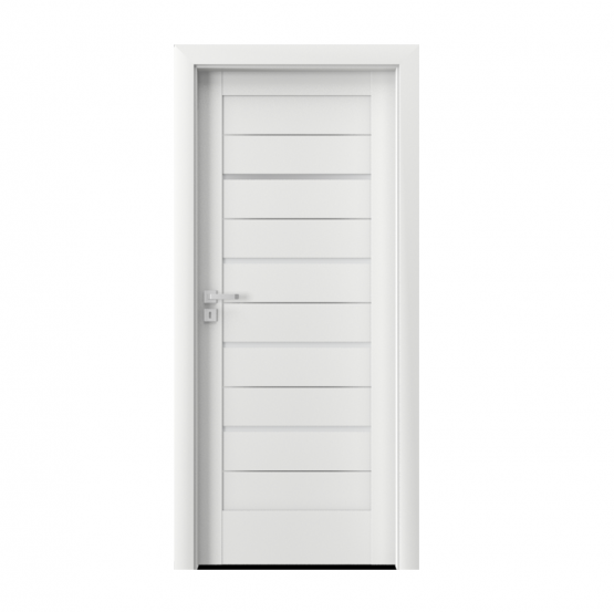 PORTA – drzwi wewnętrzne ramiakowe- KOLEKCJA VERTE HOME G – BIAŁY – INTARSJE – G1