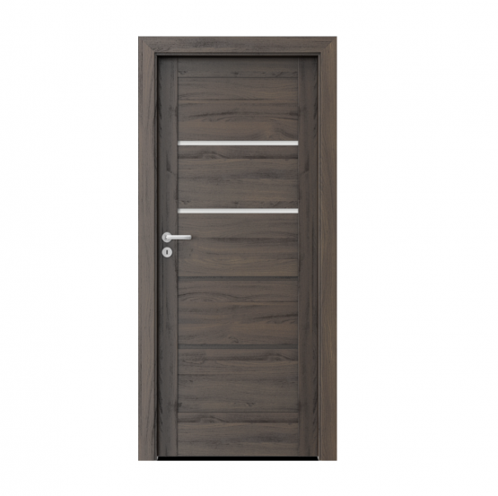 PORTA – drzwi wewnętrzne ramiakowe- KOLEKCJA VERTE HOME G – DĄB CIEMNY – G2