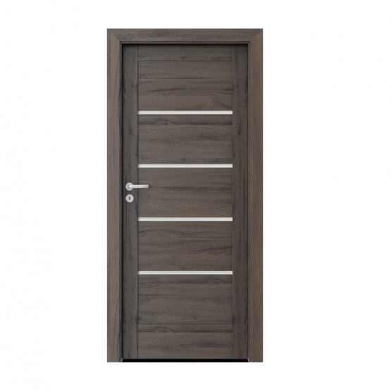 PORTA – drzwi wewnętrzne ramiakowe- KOLEKCJA VERTE HOME G – DĄB CIEMNY – G4