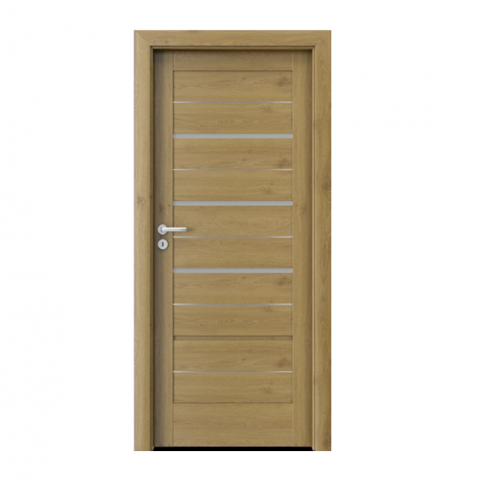 PORTA – drzwi wewnętrzne ramiakowe- KOLEKCJA VERTE HOME G – DĄB NATURALNY – INTARSJE – G3