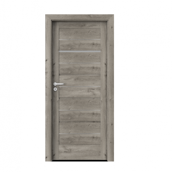 PORTA – drzwi wewnętrzne ramiakowe- KOLEKCJA VERTE HOME G – DĄB SYBERYJSKI – INTARSJE – G1