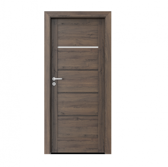 PORTA – drzwi wewnętrzne ramiakowe- KOLEKCJA VERTE HOME G – DĄB SZKARŁATNY – G1