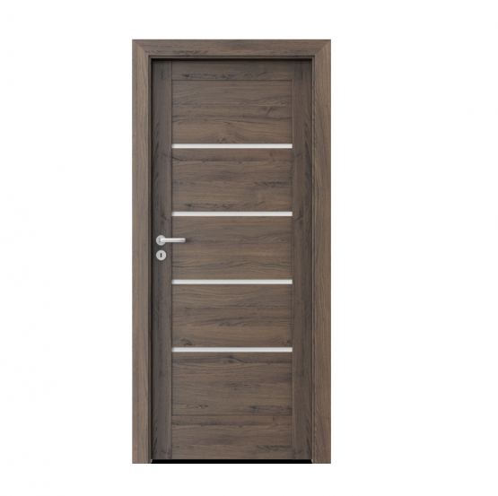 PORTA – drzwi wewnętrzne ramiakowe- KOLEKCJA VERTE HOME G – DĄB SZKARŁATNY – G4
