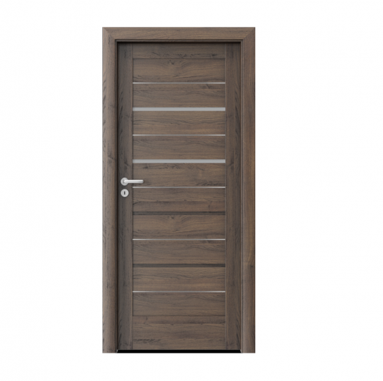 PORTA – drzwi wewnętrzne ramiakowe- KOLEKCJA VERTE HOME G – DĄB SZKARŁATNY – INTARSJE – G2