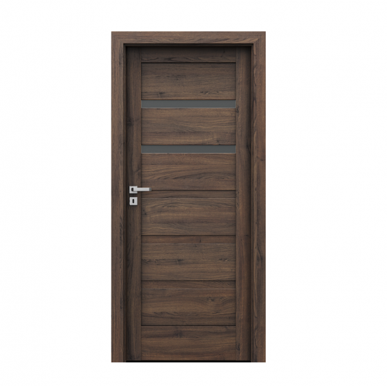 PORTA – drzwi wewnętrzne ramiakowe- KOLEKCJA VERTE HOME H – DĄB SZKARŁATNY – H2