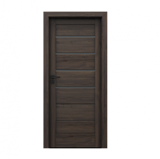PORTA – drzwi wewnętrzne ramiakowe- KOLEKCJA VERTE HOME J – DĄB CIEMNY – J4