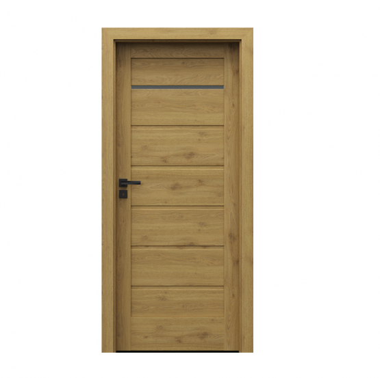 PORTA – drzwi wewnętrzne ramiakowe- KOLEKCJA VERTE HOME J – DĄB NATURALNY – J1