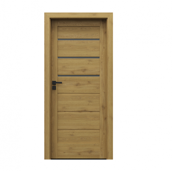 PORTA – drzwi wewnętrzne ramiakowe- KOLEKCJA VERTE HOME J – DĄB NATURALNY – J3