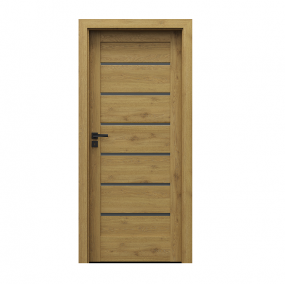 PORTA – drzwi wewnętrzne ramiakowe- KOLEKCJA VERTE HOME J – DĄB NATURALNY – J6