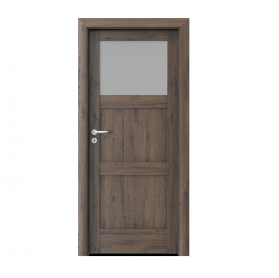 PORTA – drzwi wewnętrzne ramiakowe- KOLEKCJA VERTE HOME N – DĄB SZKARŁATNY – N1