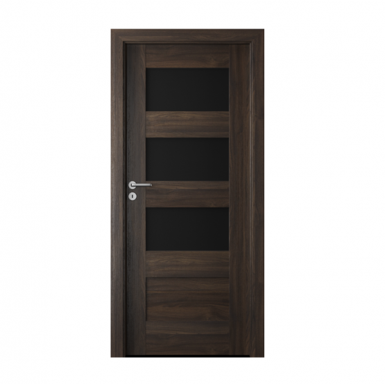 PORTA – drzwi wewnętrzne ramiakowe- KOLEKCJA VERTE PREMIUM A – DĄB CIEMNY – A3