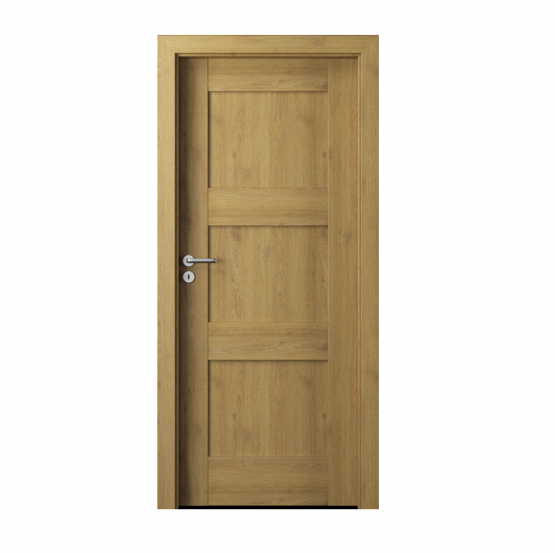 PORTA – drzwi wewnętrzne ramiakowe- KOLEKCJA VERTE PREMIUM B – DĄB NATURALNY – B0