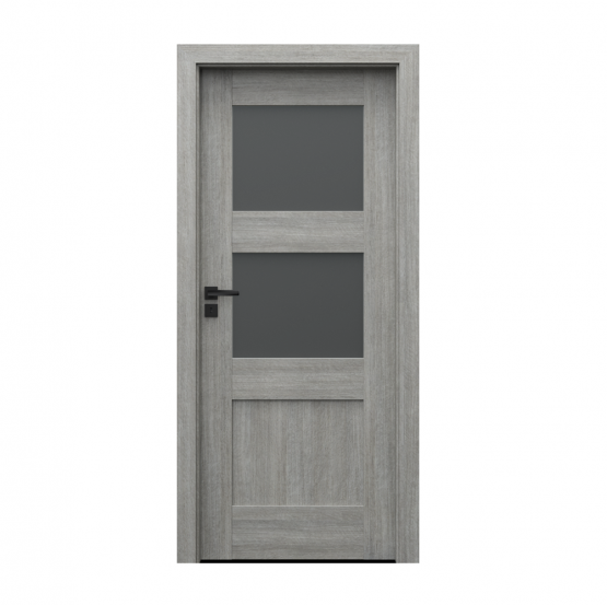 PORTA – drzwi wewnętrzne ramiakowe- KOLEKCJA VERTE PREMIUM B – DĄB SREBRZYSTY – B2