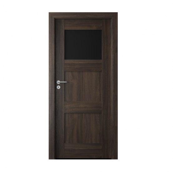 PORTA – drzwi wewnętrzne ramiakowe- KOLEKCJA VERTE PREMIUM B – DĄB CIEMNY – B1