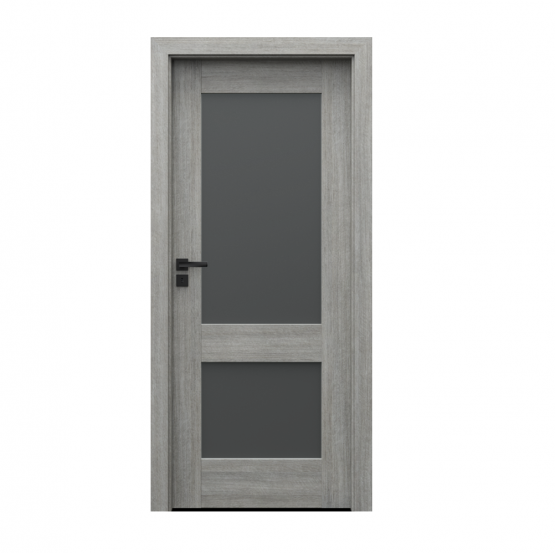 PORTA – drzwi wewnętrzne ramiakowe- KOLEKCJA VERTE PREMIUM C – DĄB SREBRZYSTY – C2