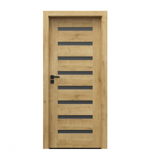 PORTA – drzwi wewnętrzne ramiakowe- KOLEKCJA VERTE PREMIUM D – DĄB ANGIELSKI HAMILTON – D8