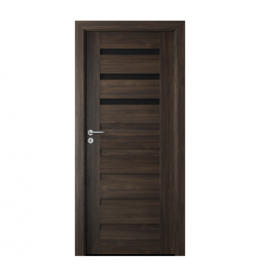 PORTA – drzwi wewnętrzne ramiakowe- KOLEKCJA VERTE PREMIUM D – DĄB CIEMNY – D3